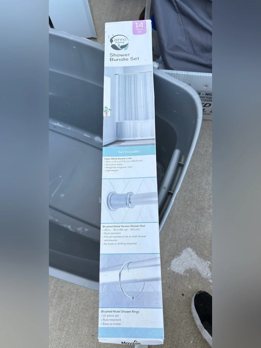 Zenna Home Shower Bundle Set